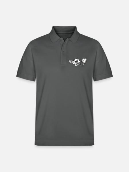 Pensée - Polo PREPSTER bio Stanley/Stella Unisexe - charbon