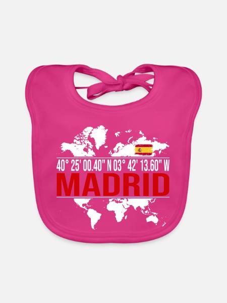 Madrid - Baby Bio-Lätzchen - Fuchsia