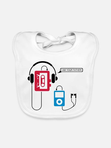 POD 3 - Baby Bio-Lätzchen - Weiß - Vorne