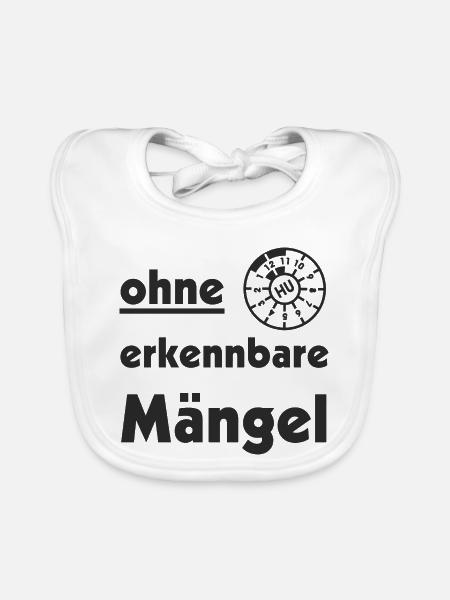 ohne erkennbare Mängel TÜV - Baby Bio-Lätzchen - Weiß - Vorne