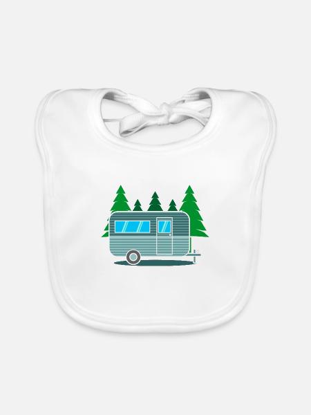 Camper - Baby Bio-Lätzchen - Weiß