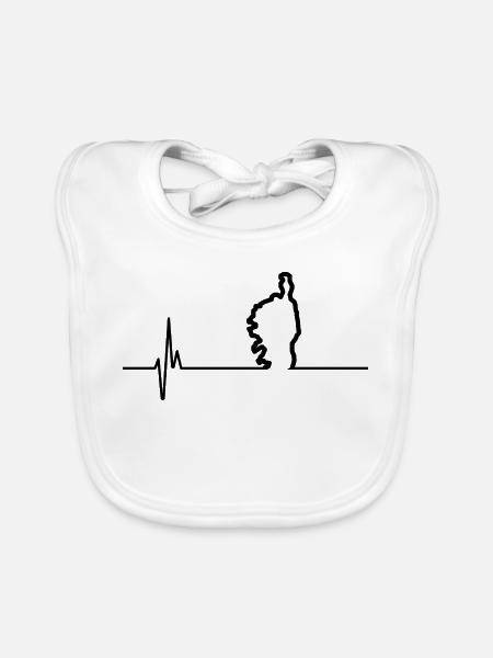 J'aime la corse, je suis corse - Bavoir bio Bébé - blanc
