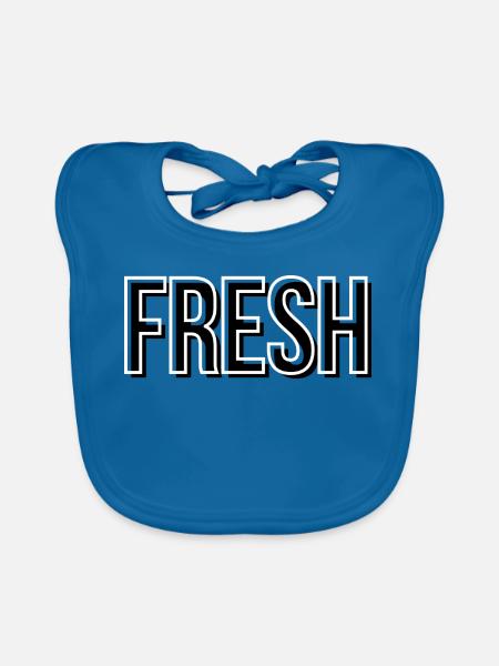 Fresh - Baby Bio-Lätzchen - Pfauenblau