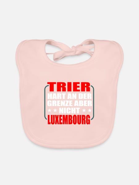 Trier - Baby Bio-Lätzchen - Rose - Vorne