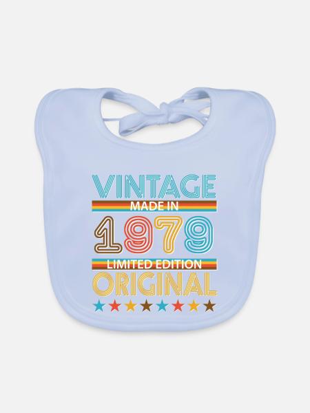 1979 - Baby Bio-Lätzchen - sky Blue