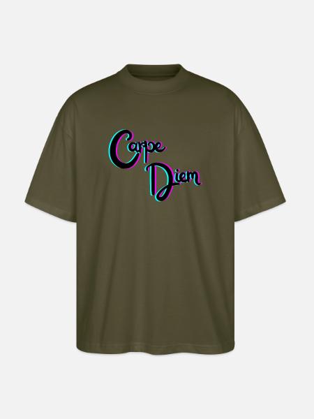 Carpe Diem - Stanley/Stella Oversized Unisex Organic T-shirt Blaster 2.0 - khaki