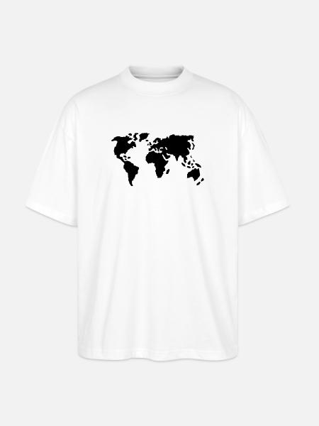 Welt - Stanley/Stella Oversized Unisex Bio T-Shirt Blaster 2.0 - Weiß