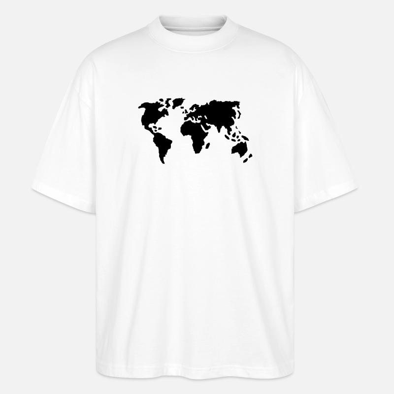 Welt - Stanley/Stella Oversized Unisex Bio T-Shirt Blaster 2.0 - Weiß