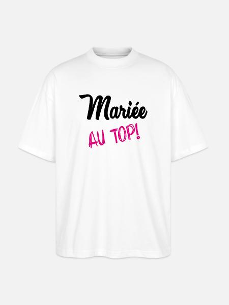 MARRIAGE - Stanley/Stella Oversized Unisex Organic T-shirt Blaster 2.0 - white