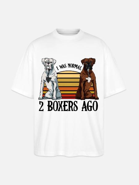 boxer - Stanley/Stella Oversized Unisex Organic T-shirt Blaster 2.0 - white