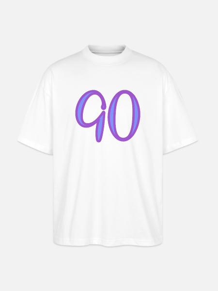 90 - Stanley/Stella Oversized Unisex Organic T-shirt Blaster 2.0 - white