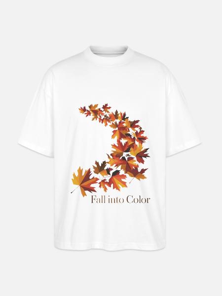 Fallen Sie in Farbe - Stanley/Stella Oversized Unisex Bio T-Shirt Blaster 2.0 - Weiß