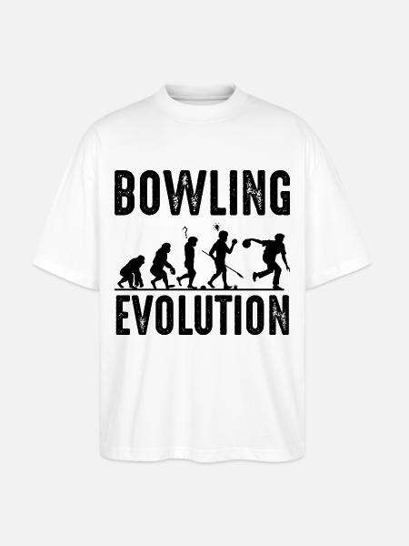 Bowling - T-shirt bio Blaster 2.0 coupe oversize Stanley/Stella Unisexe - blanc