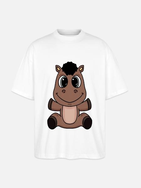 cheval - T-shirt bio Blaster 2.0 coupe oversize Stanley/Stella Unisexe - blanc
