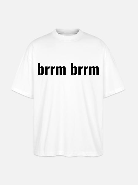 brrm brrm - Stanley/Stella Oversized Unisex Organic T-shirt Blaster 2.0 - white
