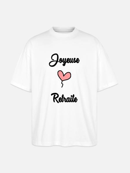 RETIREMENT. RETIREMENT. RETIRED - Stanley/Stella Oversized Unisex Organic T-shirt Blaster 2.0 - white
