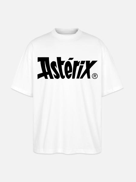 Asterix & Obelix - Asterix Logo - Stanley/Stella Oversized Unisex Bio T-Shirt Blaster 2.0 - Weiß