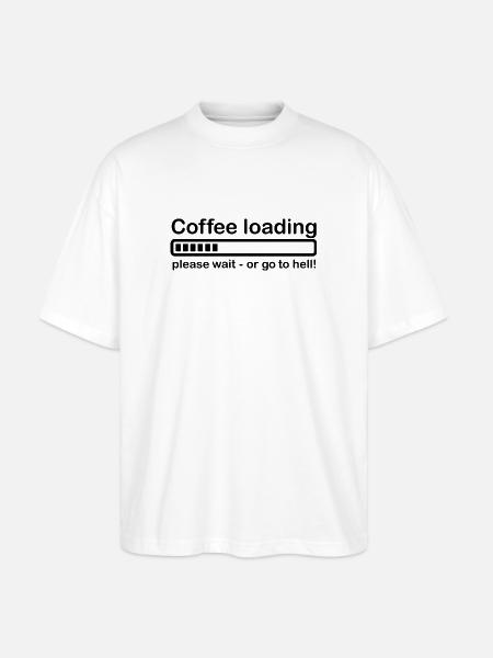 Coffee loading - Stanley/Stella Oversized Unisex Organic T-shirt Blaster 2.0 - white