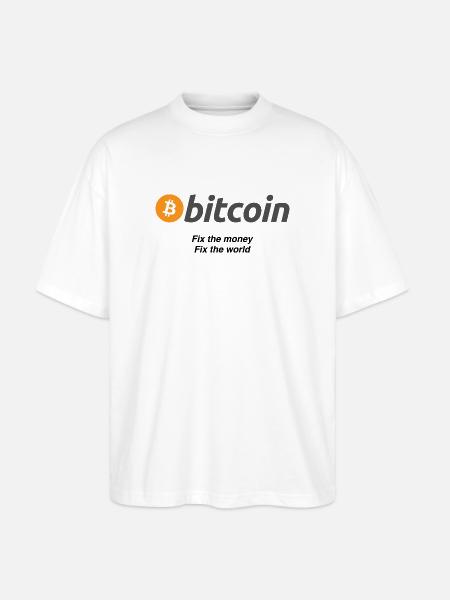 Fixthemoney - Stanley/Stella Oversized Unisex Bio T-Shirt Blaster 2.0 - Weiß