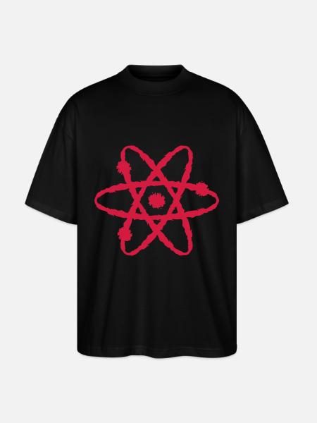 Scientific symbol - Stanley/Stella Oversized Unisex Organic T-shirt Blaster 2.0 - black