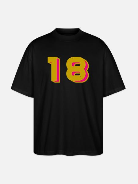 18 - Stanley/Stella Oversized Unisex Organic T-shirt Blaster 2.0 - black