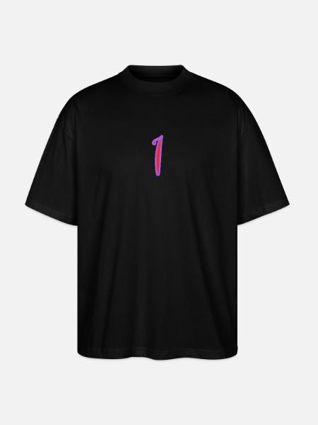 1 - Stanley/Stella Oversized Unisex Organic T-shirt Blaster 2.0 - black