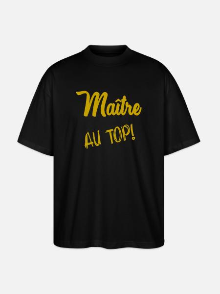 MASTER. MASTER - Stanley/Stella Oversized Unisex Organic T-shirt Blaster 2.0 - black