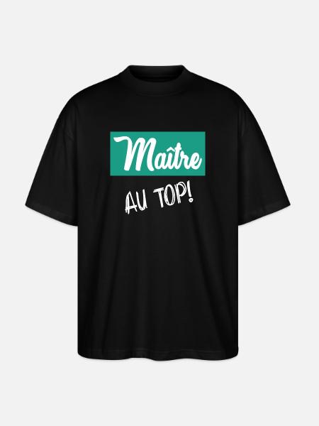 MASTER. MASTER - Stanley/Stella Oversized Unisex Organic T-shirt Blaster 2.0 - black