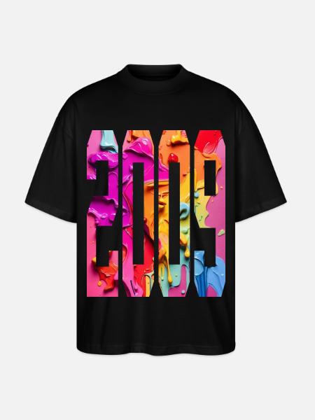 BUNT 17TH BIRTHDAY 2009 - Stanley/Stella Oversized Unisex Organic T-shirt Blaster 2.0 - black