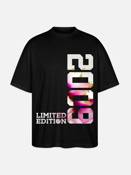 LIMITED EDITION 2009 17TH BIRTHDAY - Stanley/Stella Oversized Unisex Organic T-shirt Blaster 2.0 - black
