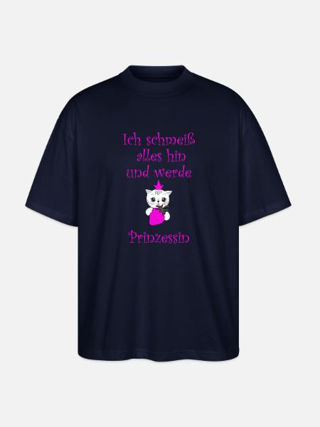 Prinzessin - Stanley/Stella Oversized Unisex Bio T-Shirt Blaster 2.0 - Navy
