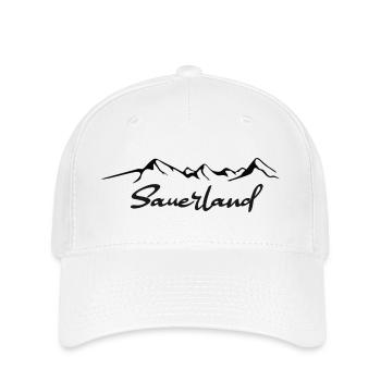 Sauerland Sticker - Flexfit Cap - Weiß - Vorne