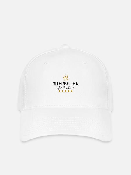 Mitarbeiter des Jahres - Flexfit Cap - Weiß