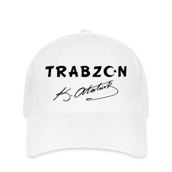 Trabzon Türkei Flagge Ata - Flexfit Cap - Weiß - Vorne