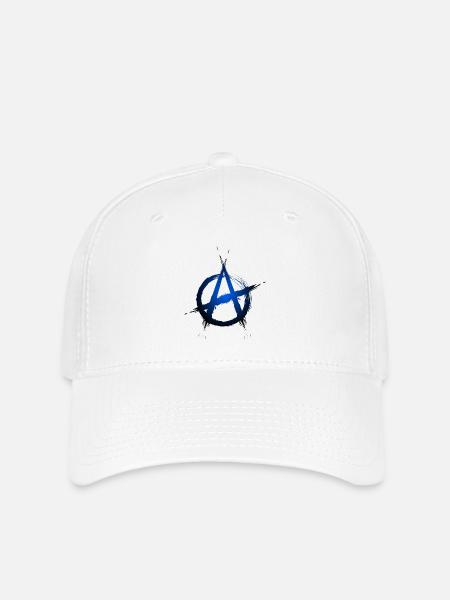 Anarchie Symbol - Flexfit Cap - Weiß