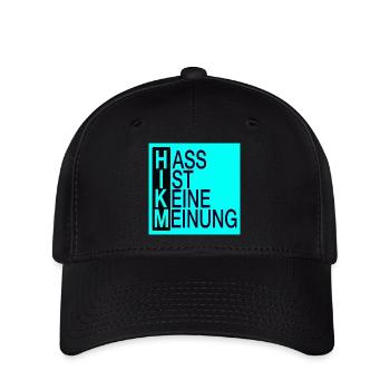 Hass ist keine Meinung - Flexfit Cap - Schwarz - Vorne