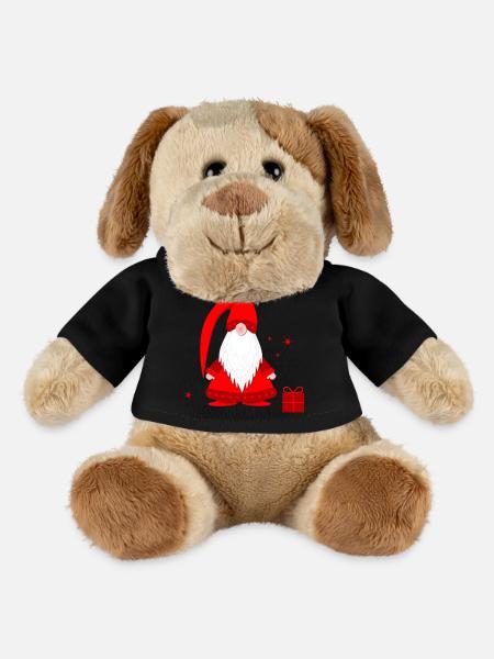 Wichtel wichteln Wichtelgeschenk Weihnachten - MiniFeet® Hund Helge - Schwarz