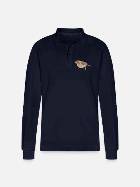 Vogel - Stanley/Stella Unisex Bio-Langarm-Poloshirt Prepster - Navy