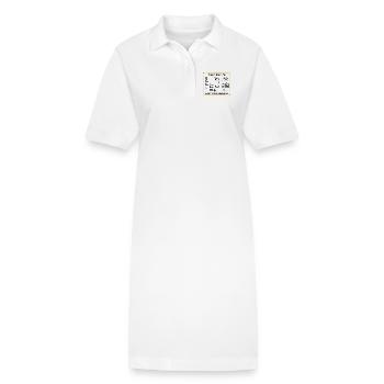 Fotografie Lustig Sprüche Fotografen Geschenk - Stanley/Stella Frauen Bio-Polokleid PAIGER - Weiß - Vorne