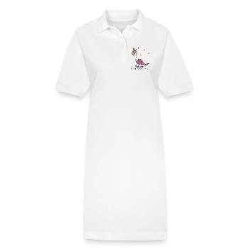 Kindergarten 2023 - Stanley/Stella PAIGER Organic Women’s Polo Dress - white - Front