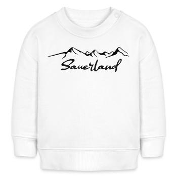 Sauerland Sticker - Baby Organic Sweatshirt Baby Changer von Stanley/Stella - Weiß - Vorne