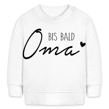 Bis bald, Oma - Baby Organic Sweatshirt Baby Changer von Stanley/Stella - Weiß - Vorne