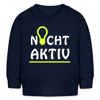 Baby Nacht Aktiv - Baby Organic Sweatshirt Baby Changer von Stanley/Stella - Navy - Vorne