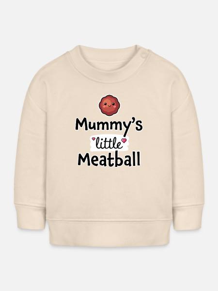 Mamas kleines Fleischbällchen – Baby- und Kinderkleidung - Baby Organic Sweatshirt Baby Changer von Stanley/Stella - Natur
