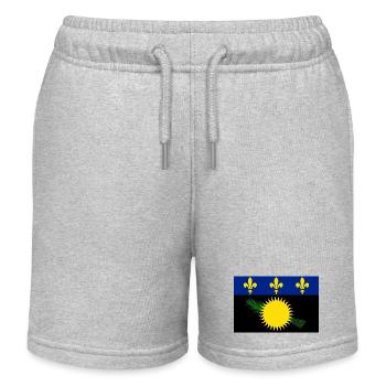 Guadeloupe - Kinder Organic Joggingshorts Mini Bolter von Stanley/Stella - Grau meliert - Vorne