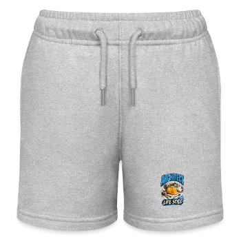 Lebensstil eines Architekten - Kinder Organic Joggingshorts Mini Bolter von Stanley/Stella - Grau meliert - Vorne