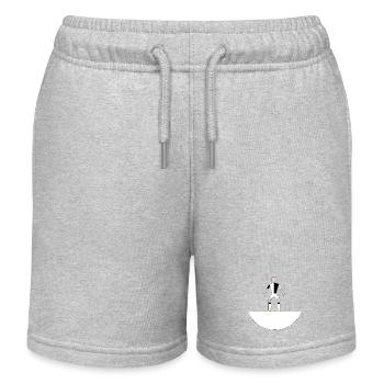 Miniaturgeometrische Figur - Kinder Organic Joggingshorts Mini Bolter von Stanley/Stella - Grau meliert - Vorne