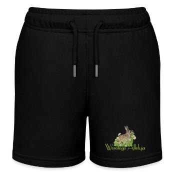 Frohe Ostern - Kinder Organic Joggingshorts Mini Bolter von Stanley/Stella - Schwarz - Vorne