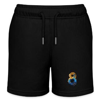 NR. 8 NUMMER 8 COOL 8. GEBURTSTAG - Kinder Organic Joggingshorts Mini Bolter von Stanley/Stella - Schwarz - Vorne