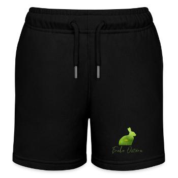 Frohe Ostern Ostern - Kinder Organic Joggingshorts Mini Bolter von Stanley/Stella - Schwarz - Vorne